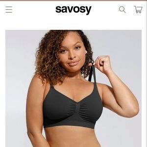 Savosy SoftSculpt Daily Wireless Bra- Black in XL and M BRAND NEW UNWORN